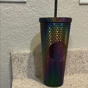 Starbucks Multicolor Textured Tumbler with Straw Venti